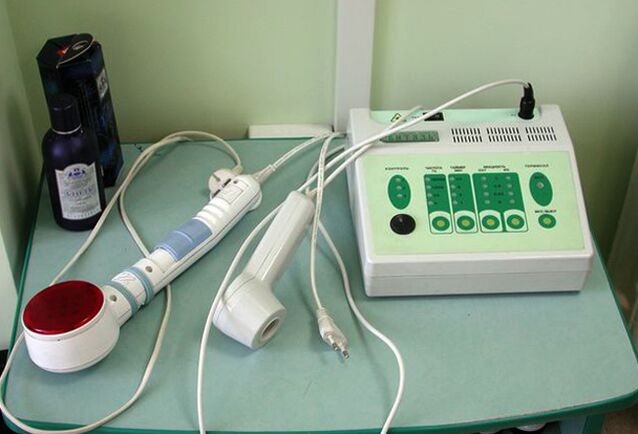 Physiotherapy device for chronic prostatitis